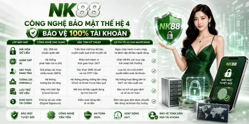 Hệ thống bảo mật thế hệ 4 tăng cường an toàn tài khoản 